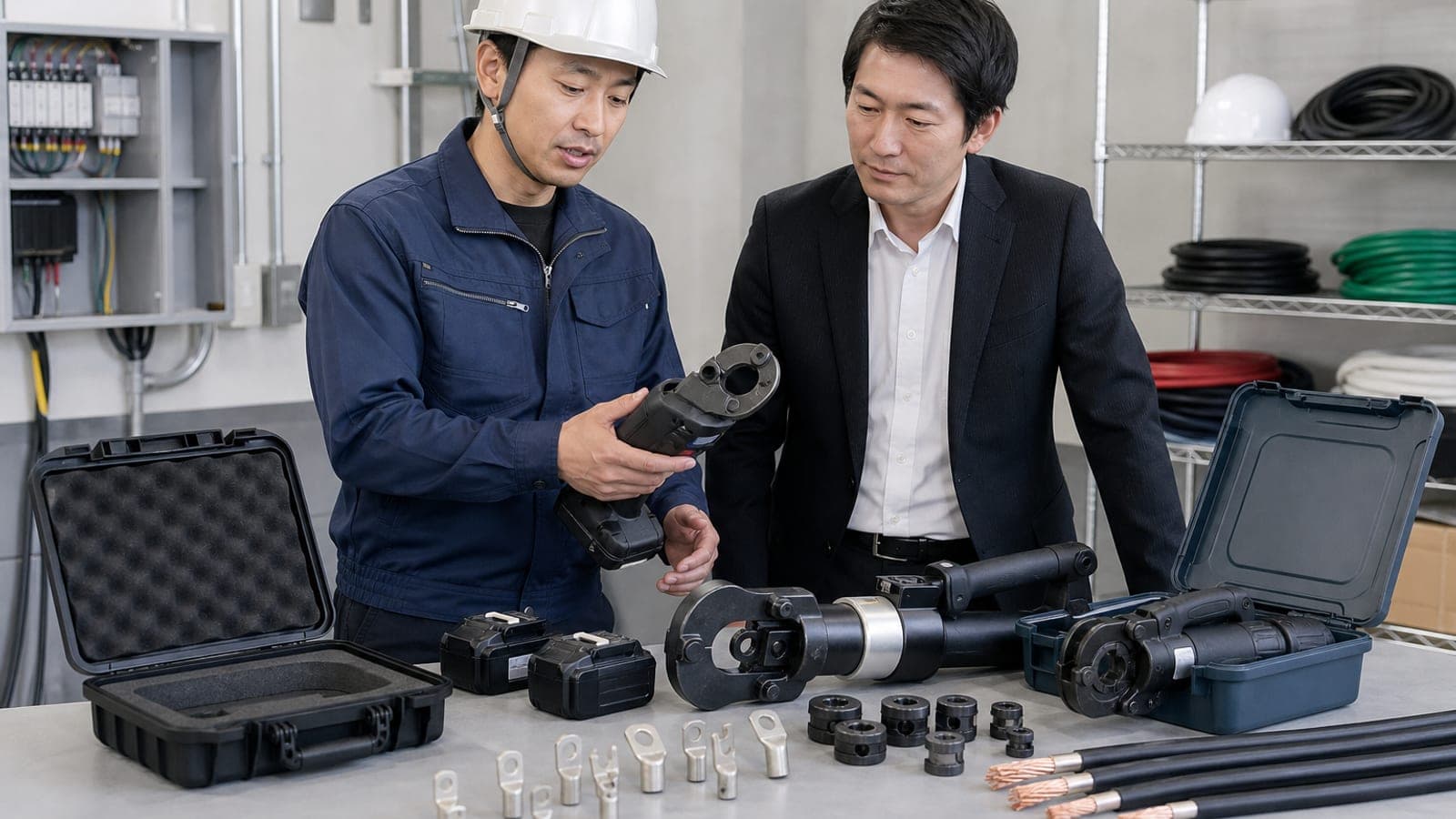 圧着作業の効率化ガイド