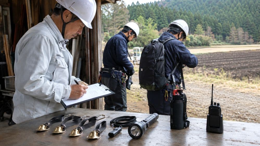 農作業・山林作業の熊対策用品