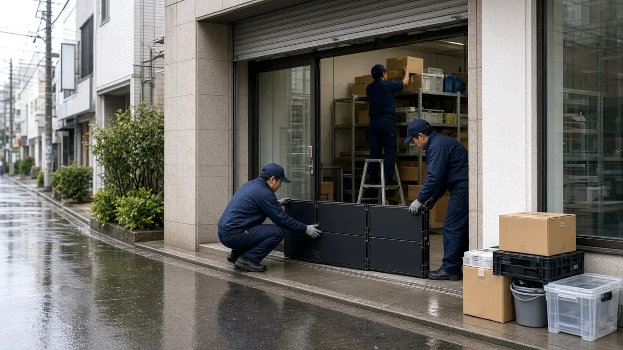 店舗の豪雨対策チェックリスト
