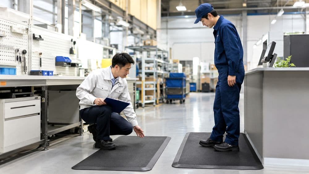 立ち仕事の疲労軽減マットの選び方