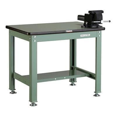 トラスコ 中量作業台 回転台付アンビルバイス付 RHW-0960VRS