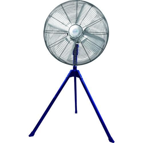 アクアシステム 無給油エアモーター式工場扇 スタンド大型 アルミハネ60cm AFG-24NL