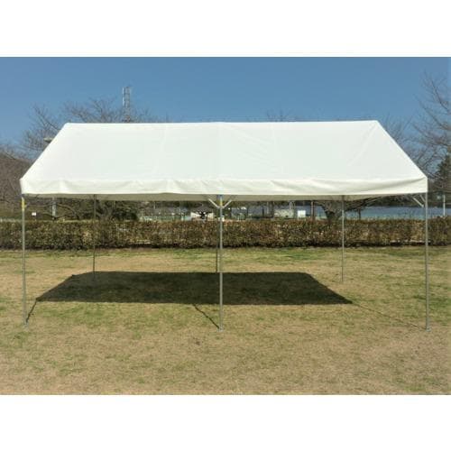 KOK 集会用テント らくらくテント W3.55×D2.67×H2.80 青 RT-1.5X2-B