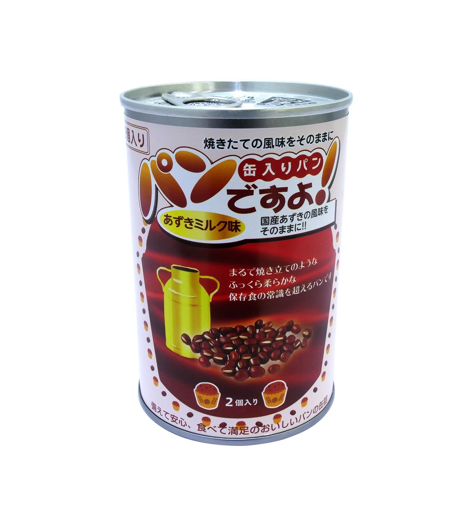 5年保存 缶入りパン パンですよ! あずきミルク 24缶セット
