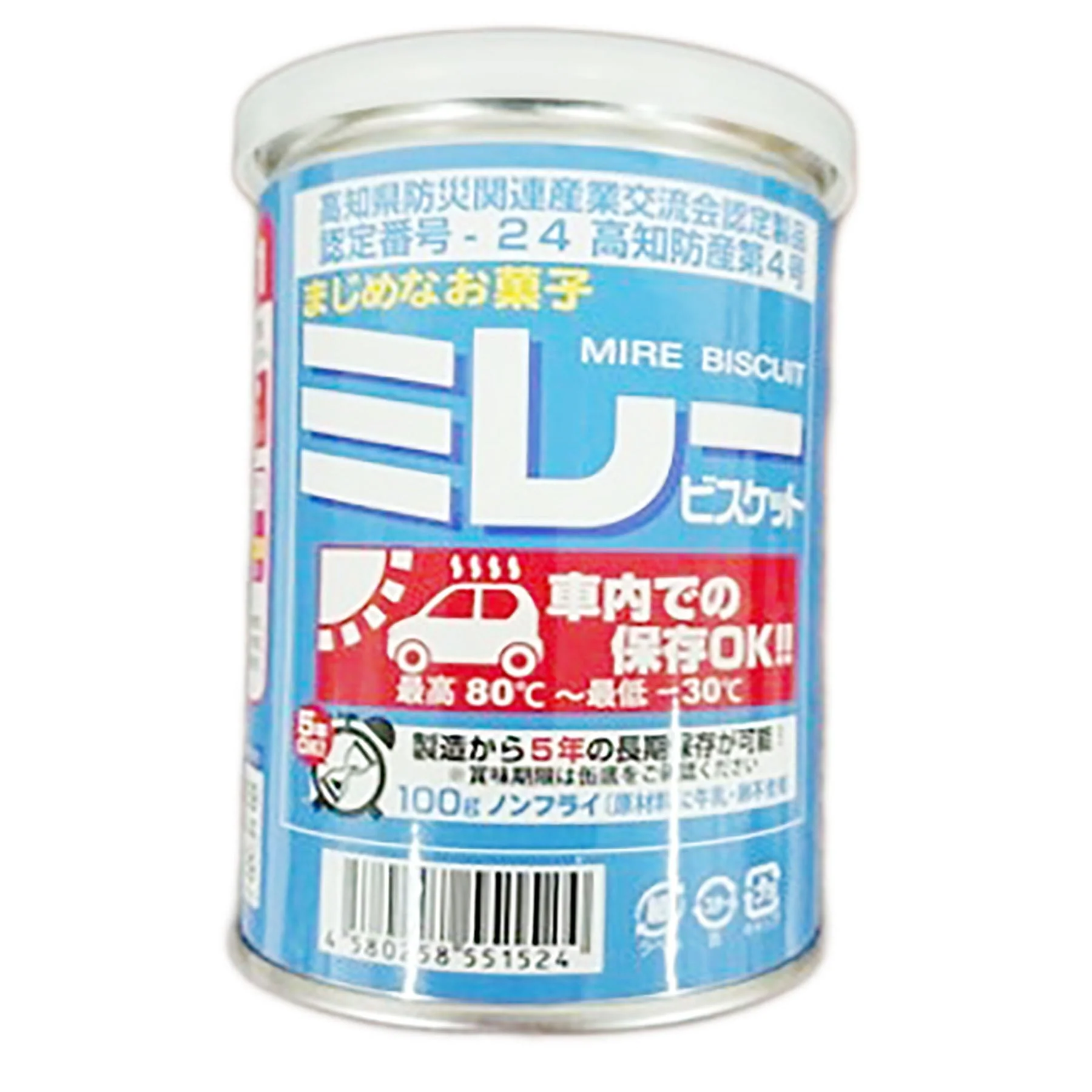 保存用ミレービスケット100g【車載用】12缶入