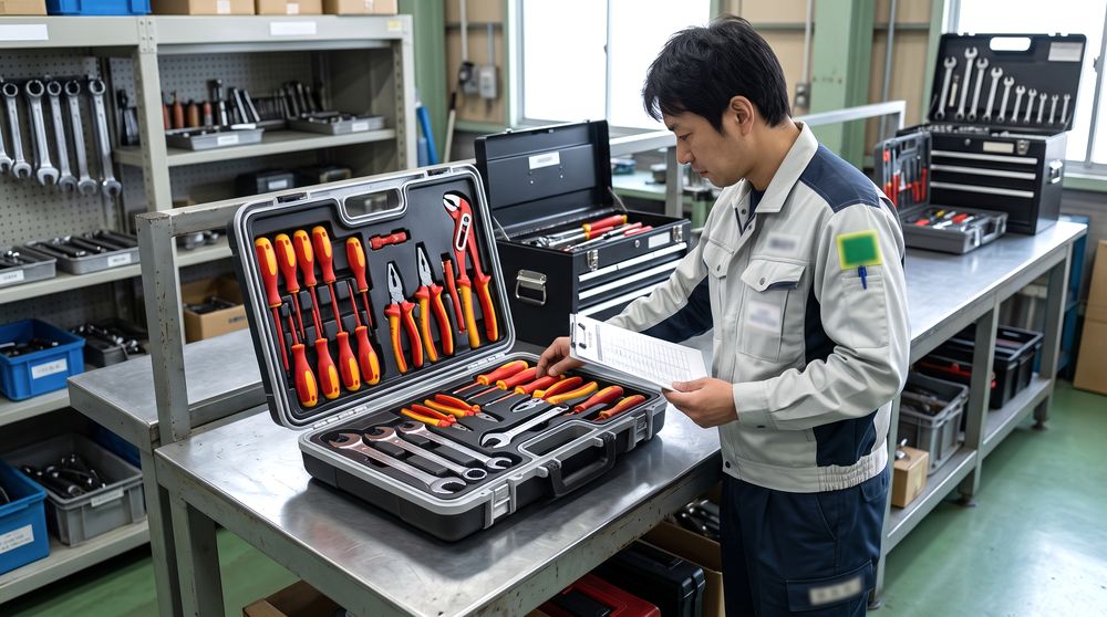 絶縁工具を専用ケースで保管するイメージ