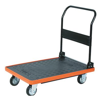 折りたたみ MKP樹脂製運搬車 折りたたみハンドル ブラック MKP-301