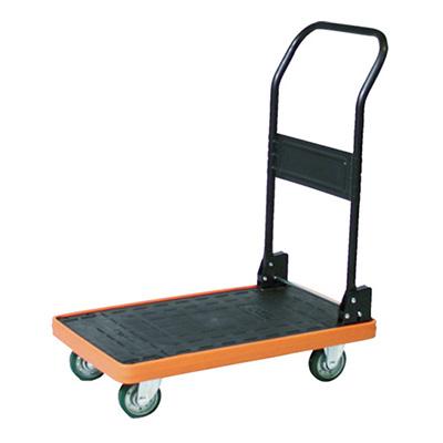 折りたたみ MKP樹脂製運搬車 折りたたみハンドル ブラック MKP-151U