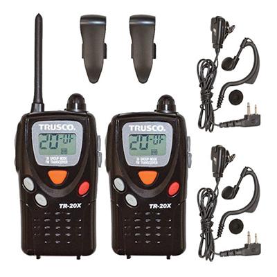 特定小電力トランシーバー 黒 TR-20X（2台セット）