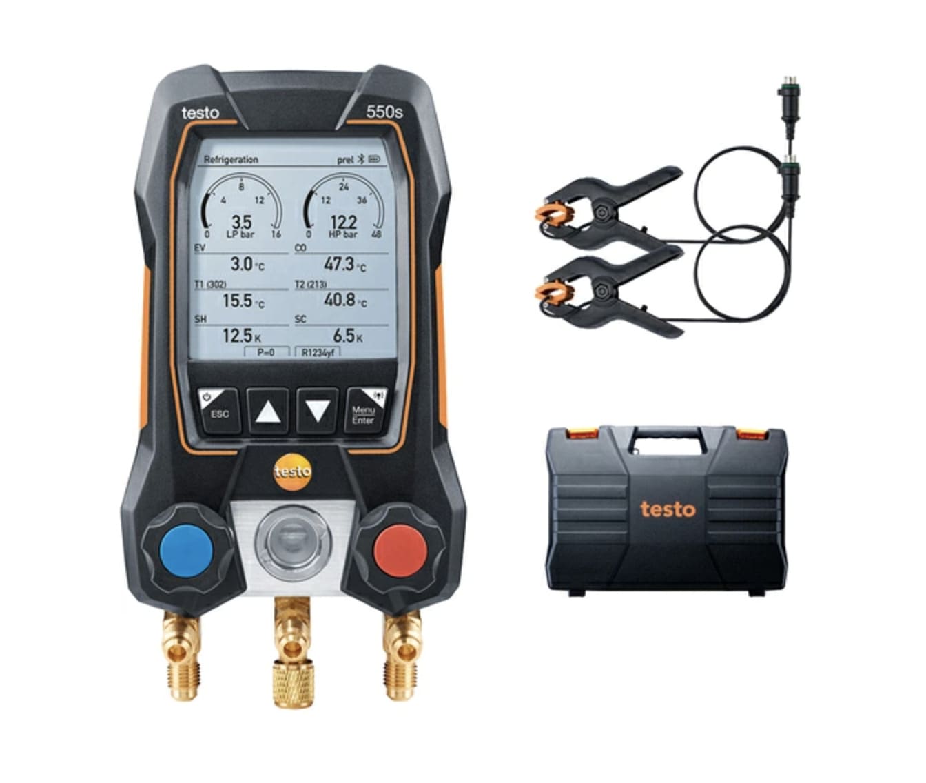 TESTO デジタルマニホールド testo 550s ベーシックセット