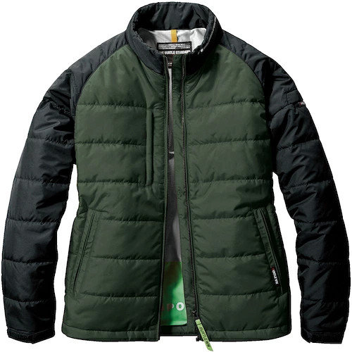 ＢＵＲＴＬＥ　軽防寒ジャケット　７４２０−１４−ＬＬ　ミルスグリーン